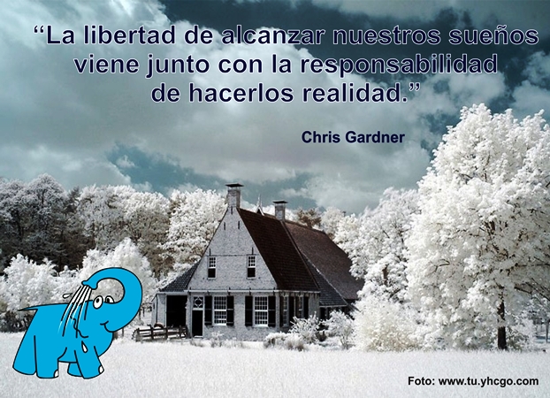Una Enseñanza de Chris Gardner sobre El Éxito, en La Frase del Día del Elefante Azul de Avilés